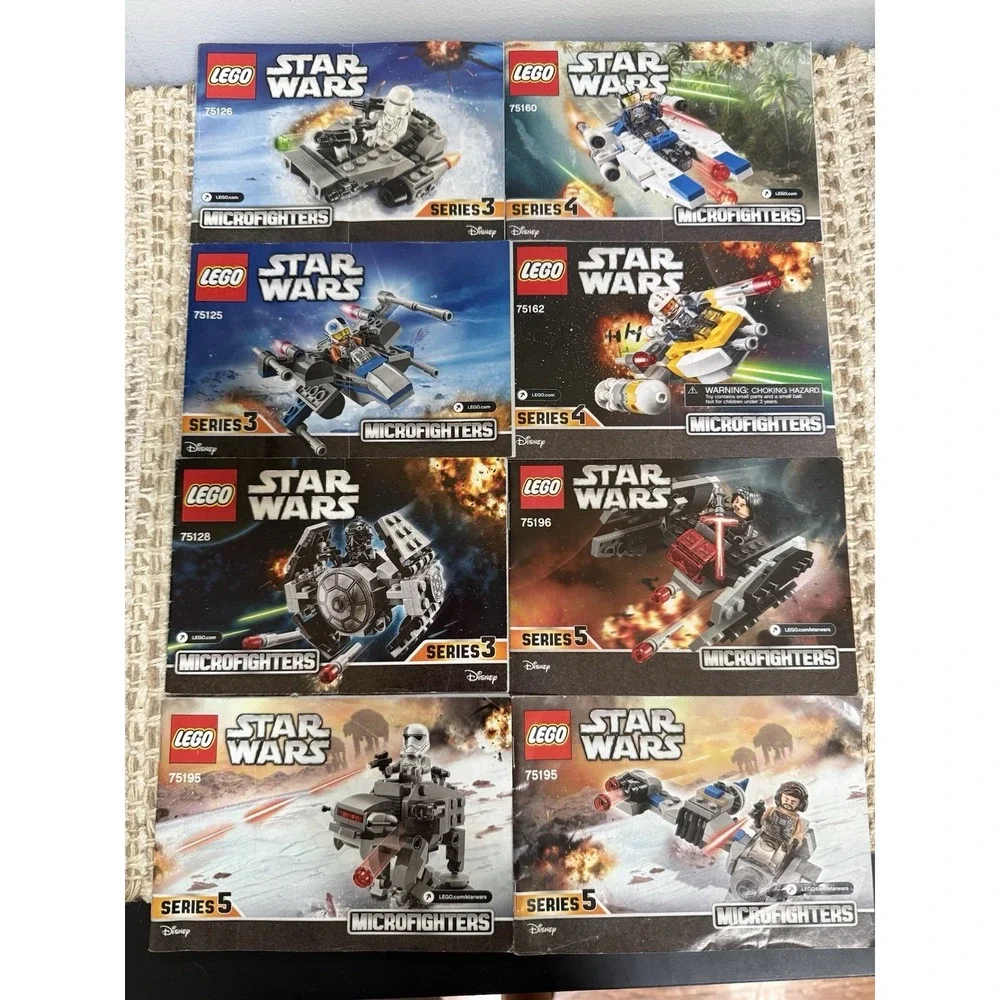 Lego Star Wars Microfighters Instruction Manuals Only Lot Of 8